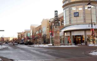 The GAP is located on the corner of Main St. &  E. Commons Ave. in the SouthLands.